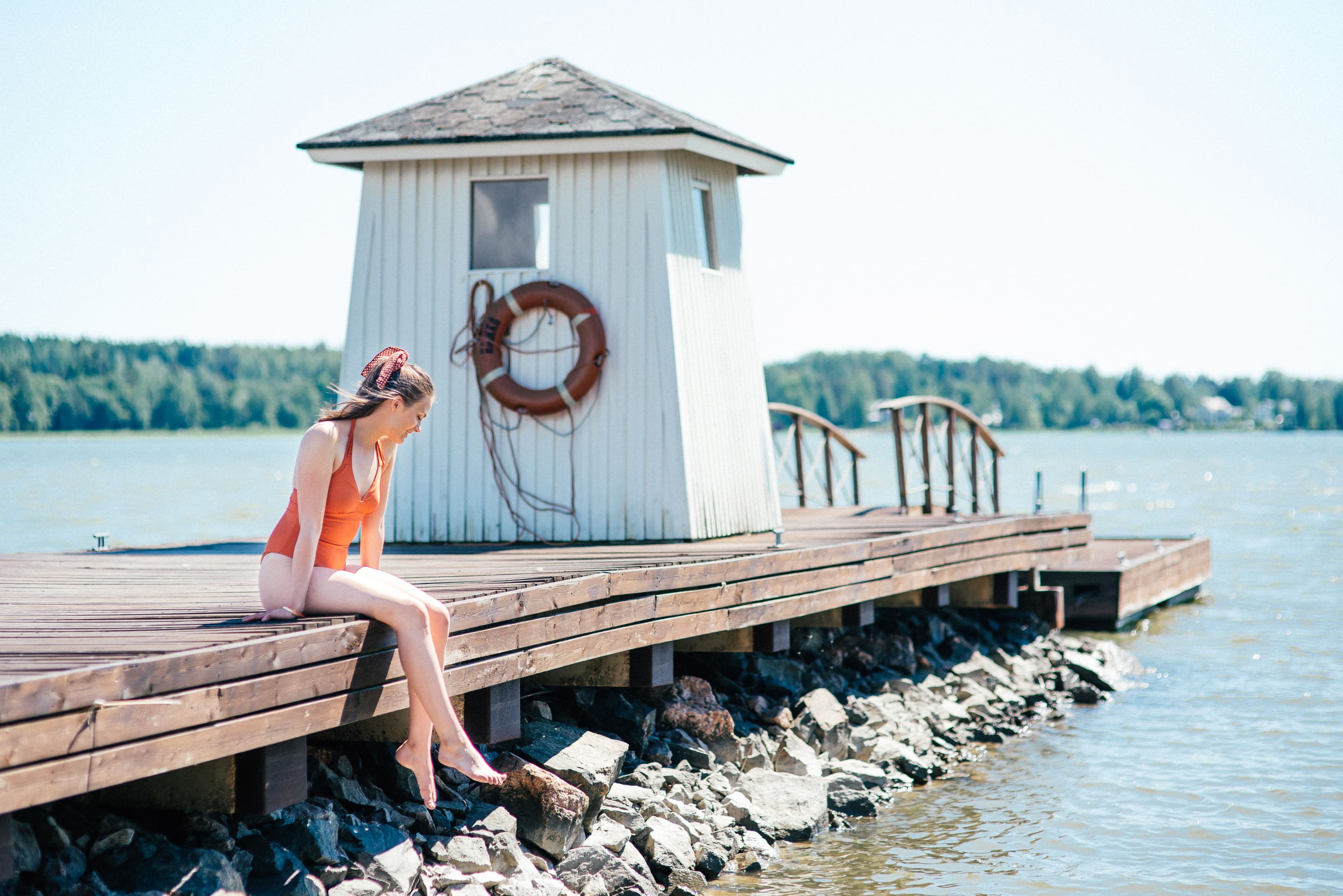 Haikon Kartano pier summer