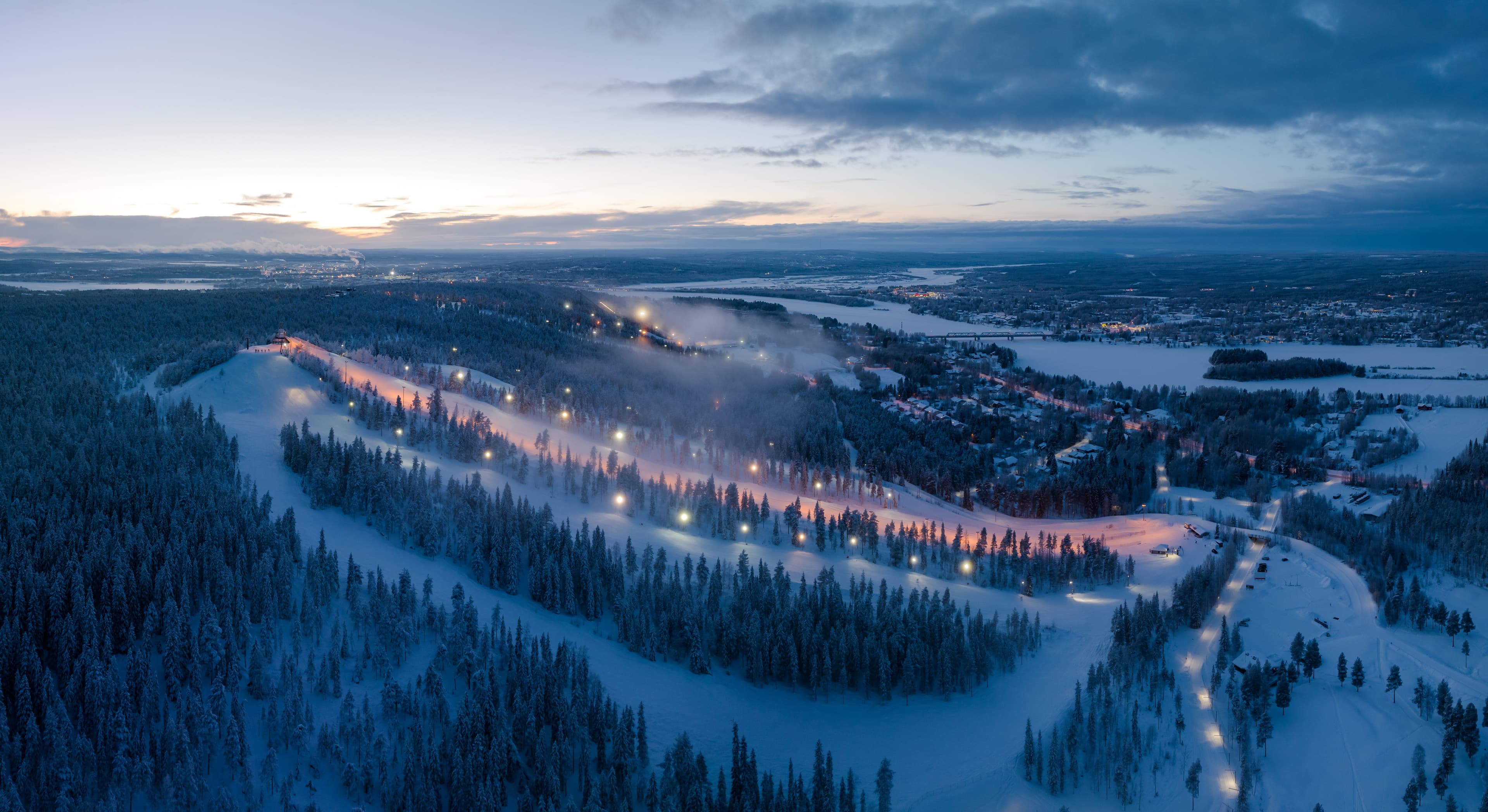 Ski resort Ounasvaara area