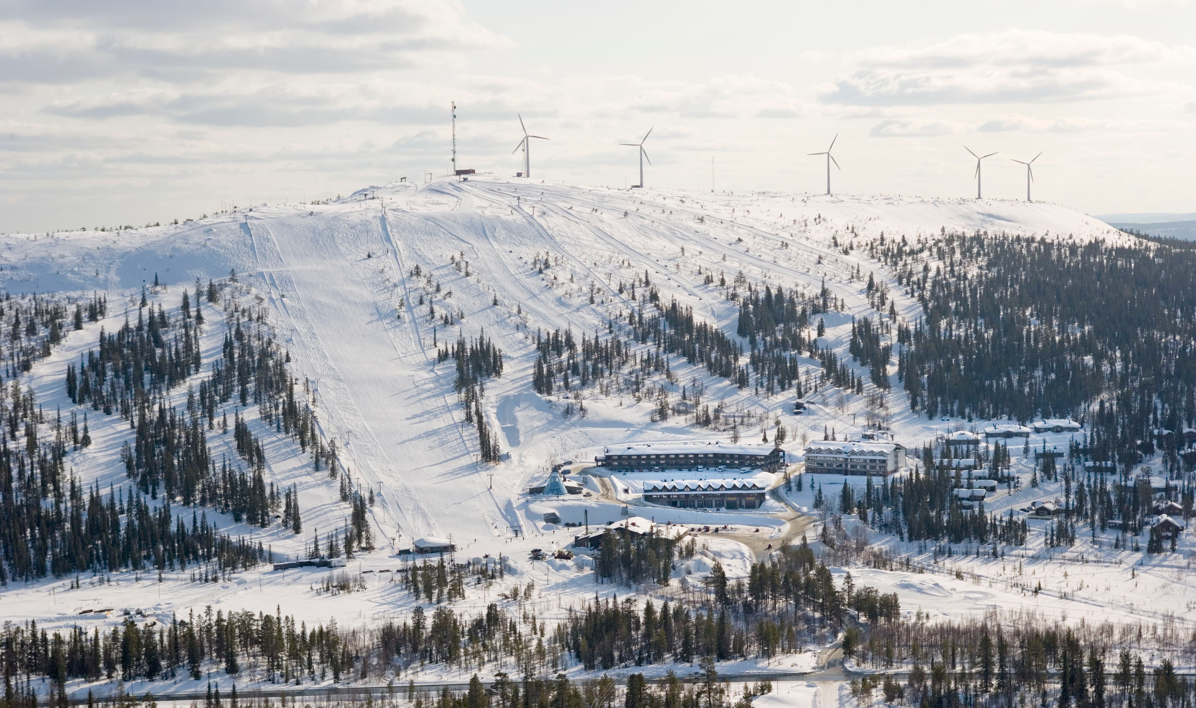 Ski resort Olos in Muonio
